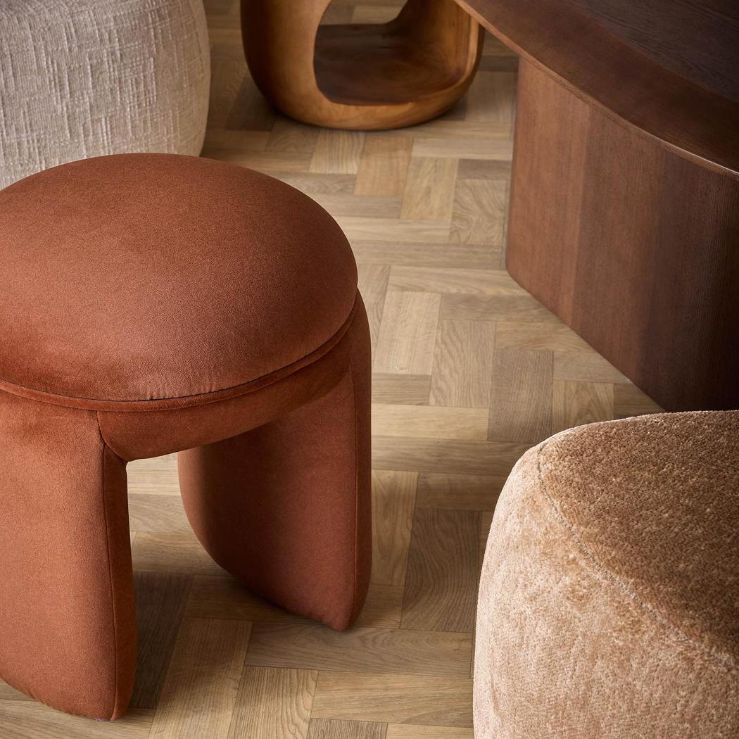 Harper Ottoman Brown