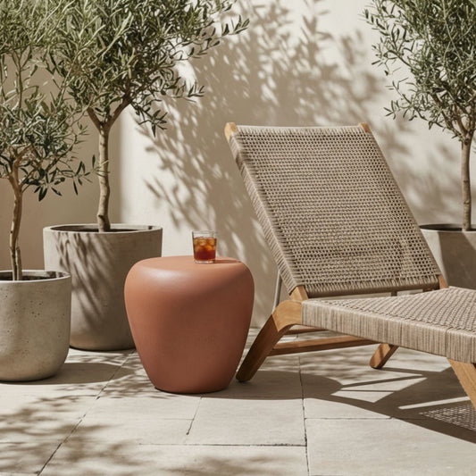 Sedona Outdoor Side Table
 Clay