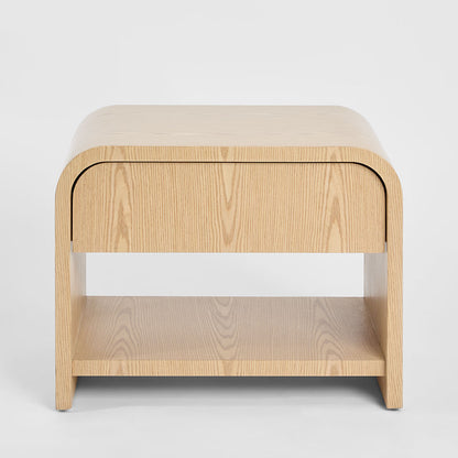 Mira Bedside Light Oak 1 Drawer