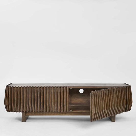 Bow Entertainment Unit Dark Walnut