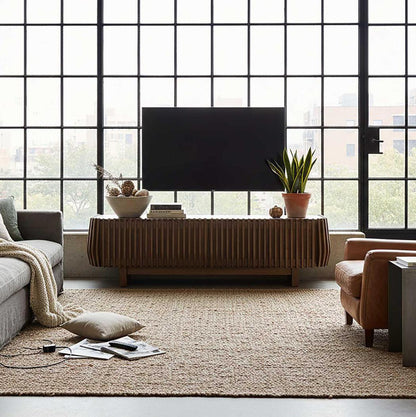 Bow Entertainment Unit Dark Walnut