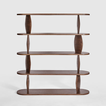 Pebble Shelf Dark Walnut