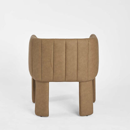 Clara Dining Chair with Arms Tan