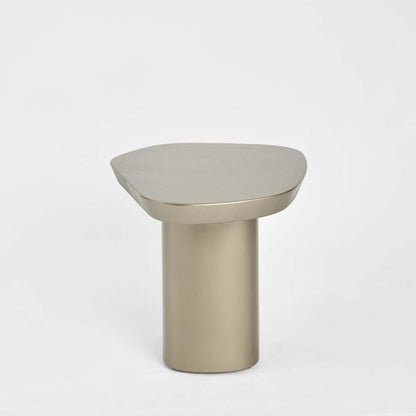 Plinth Coffee Table Brushed Nickel