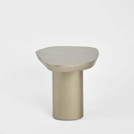 Plinth Coffee Table Brushed Nickel
