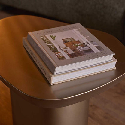 Plinth Coffee Table Brushed Nickel