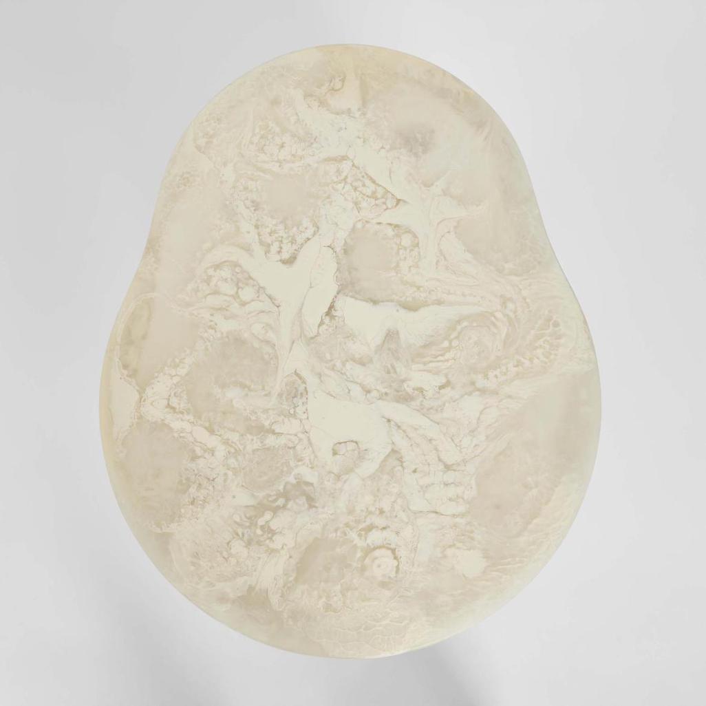 Cloud Resin Side Table White