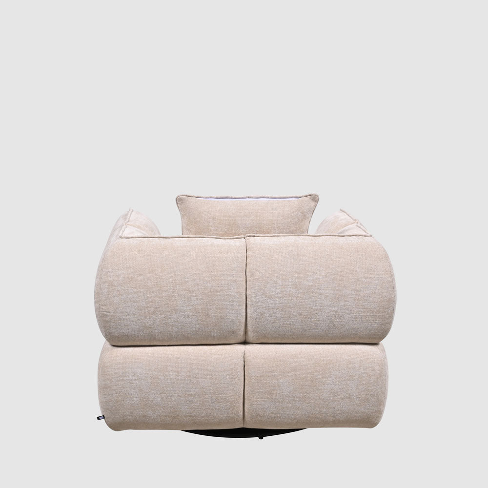 Piper Swivel Armchair Cream