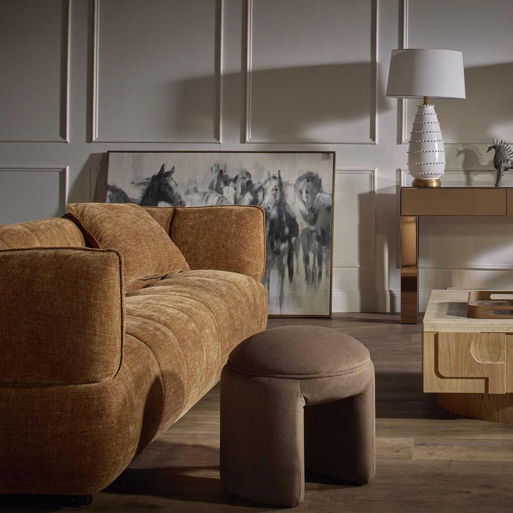Piper 3 Seater Sofa Sienna Brown