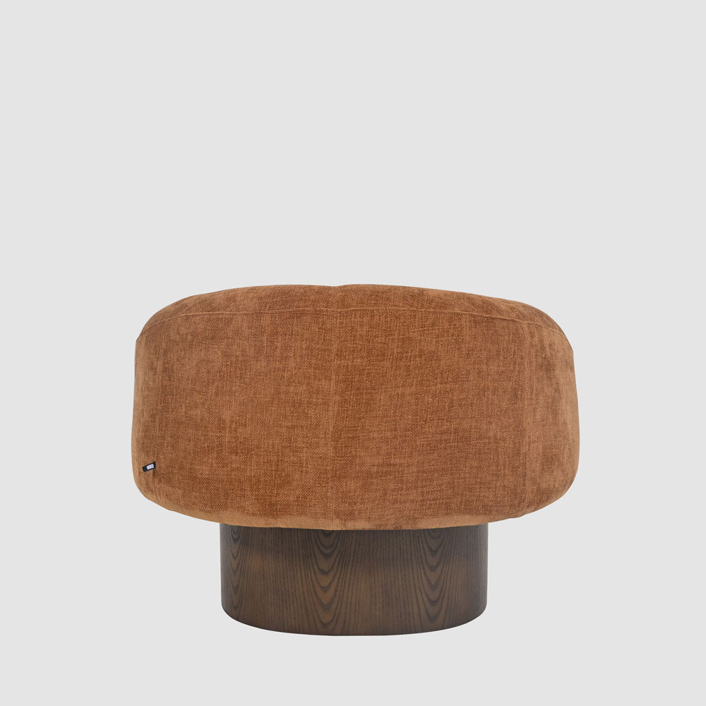 Finn Swivel Armchair Sienna Brown