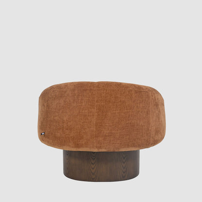 Finn Swivel Armchair Sienna Brown