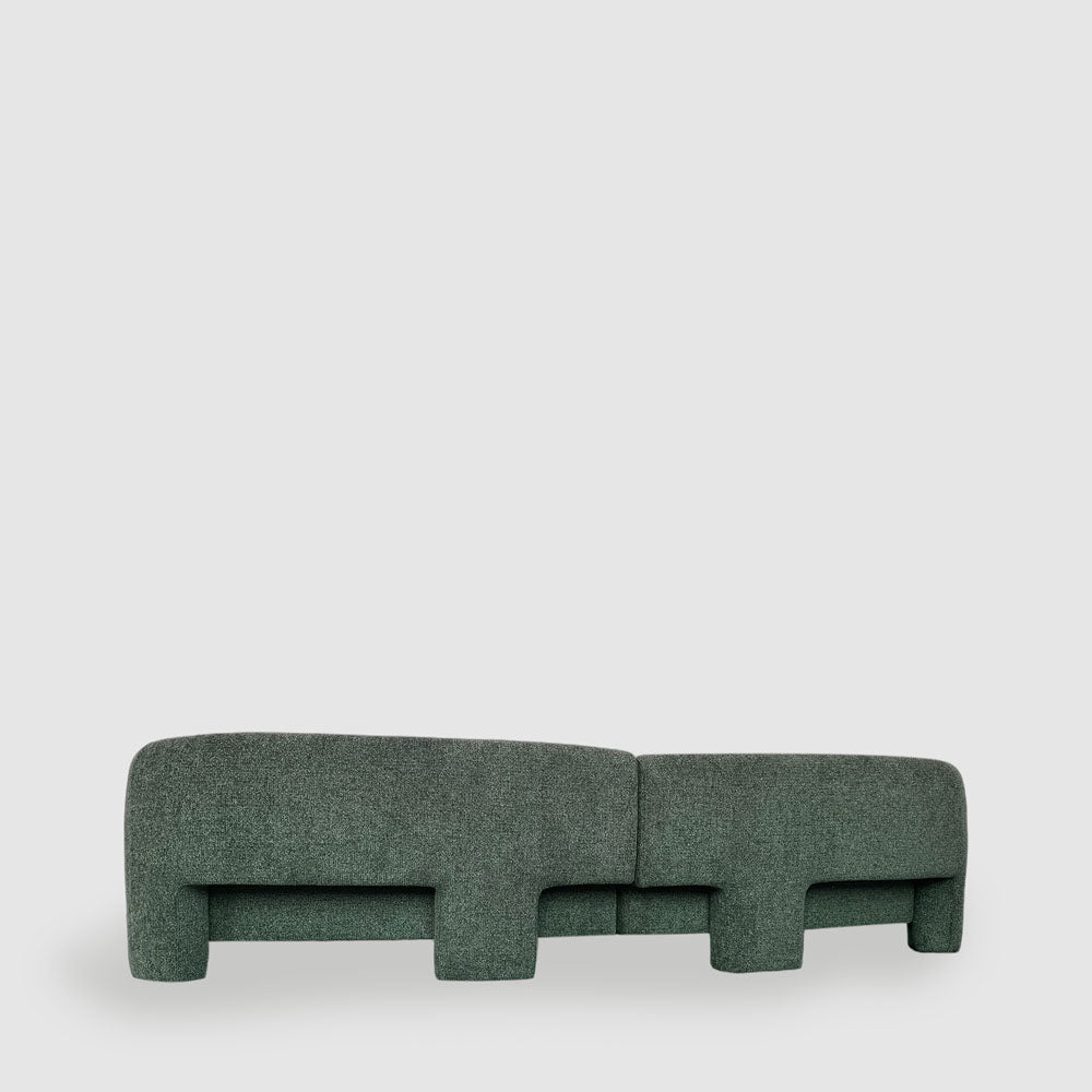 Ray 5 Seater Sofa Green