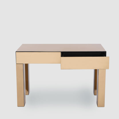 Vitreous Mirror Console 2 Drawer Copper