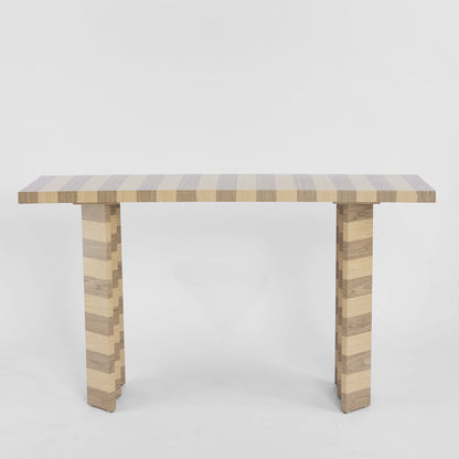 Axis Console Oak & Walnut