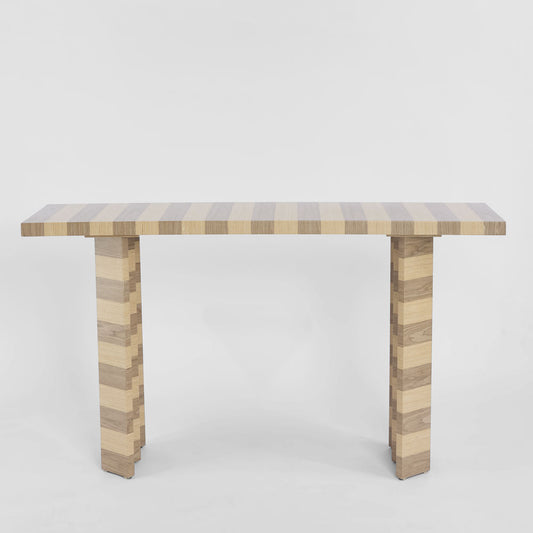 Axis Console Oak & Walnut