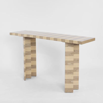Axis Console Oak & Walnut