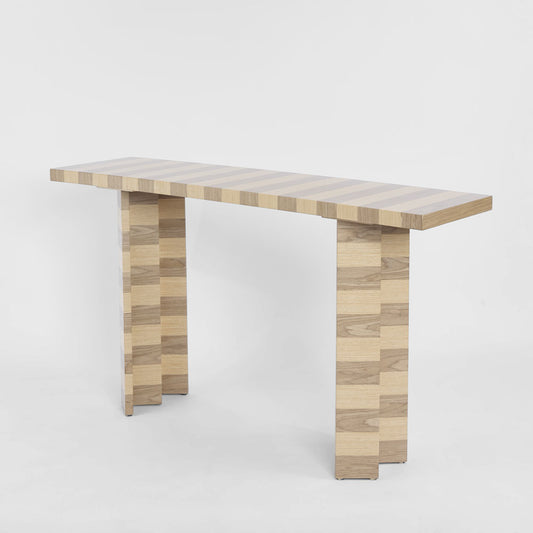 Axis Console Oak & Walnut