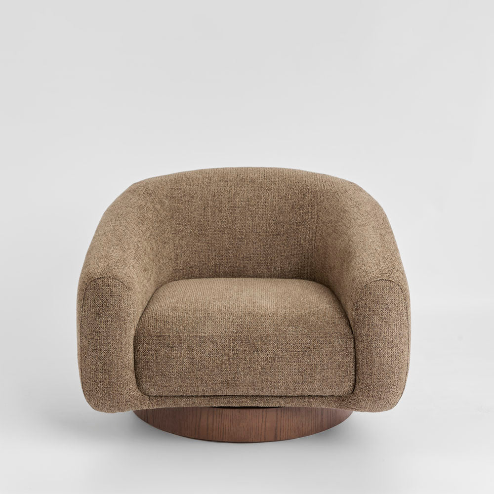 Jude Swivel  Armchair Brown