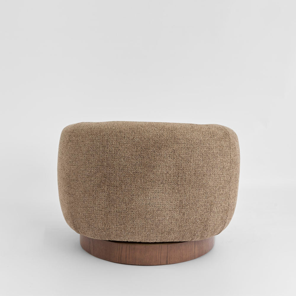Jude Swivel  Armchair Brown