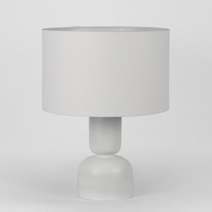 Clem Lamp Small White with Shade