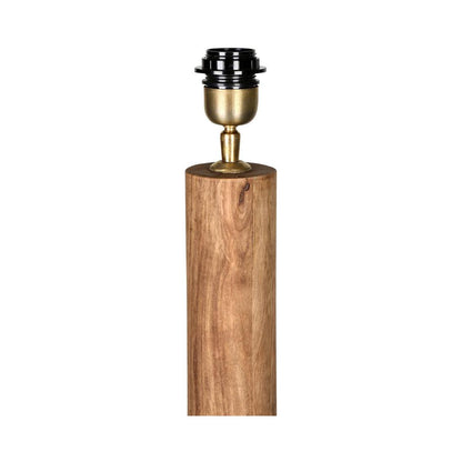 Flask Wood Floor Lamp Base Saddle- Base Only