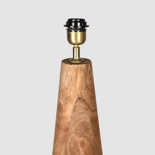 Samson Wood Floor Lamp Base Saddle- Base Only