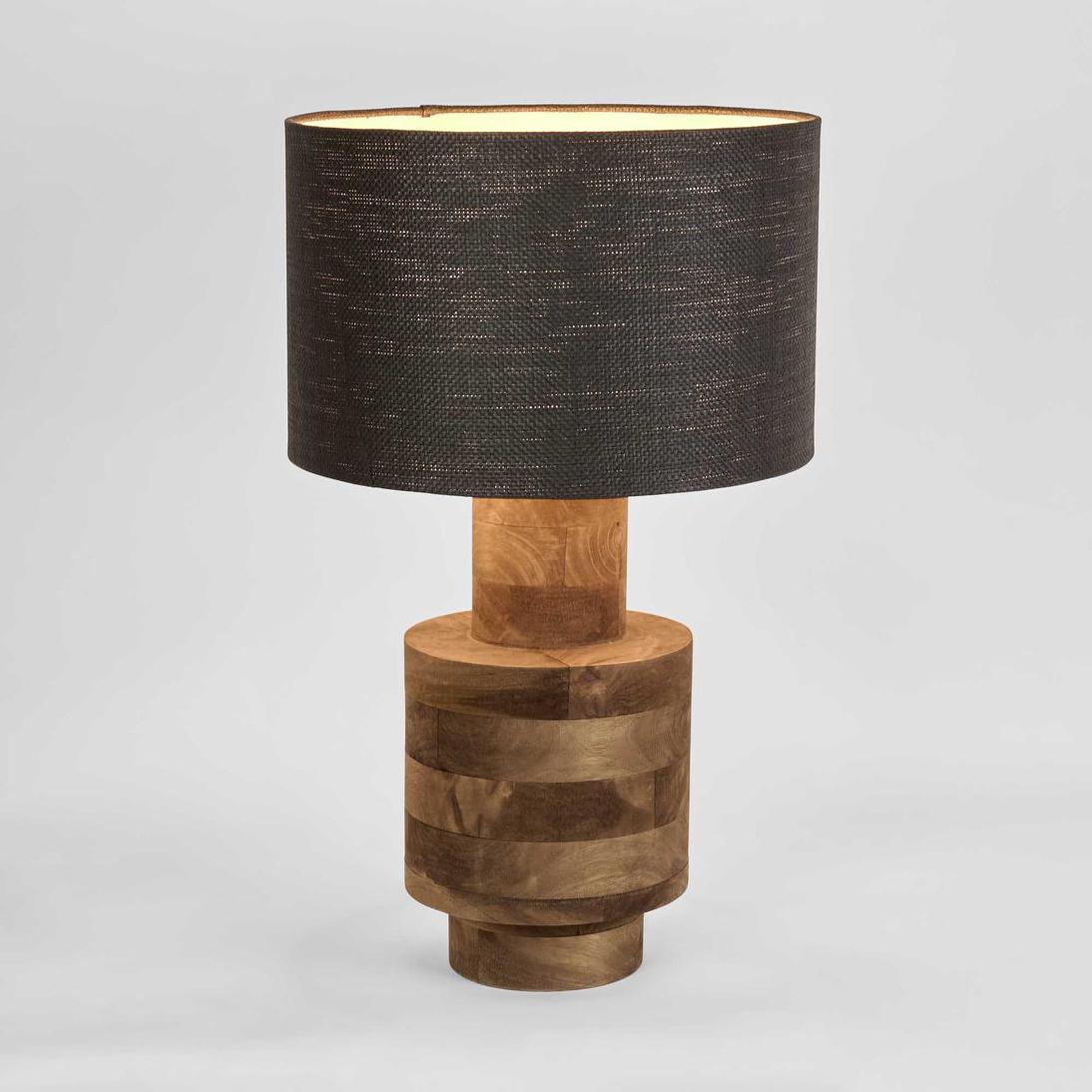 Circa Timber Table Lamp Small Base- Base Only