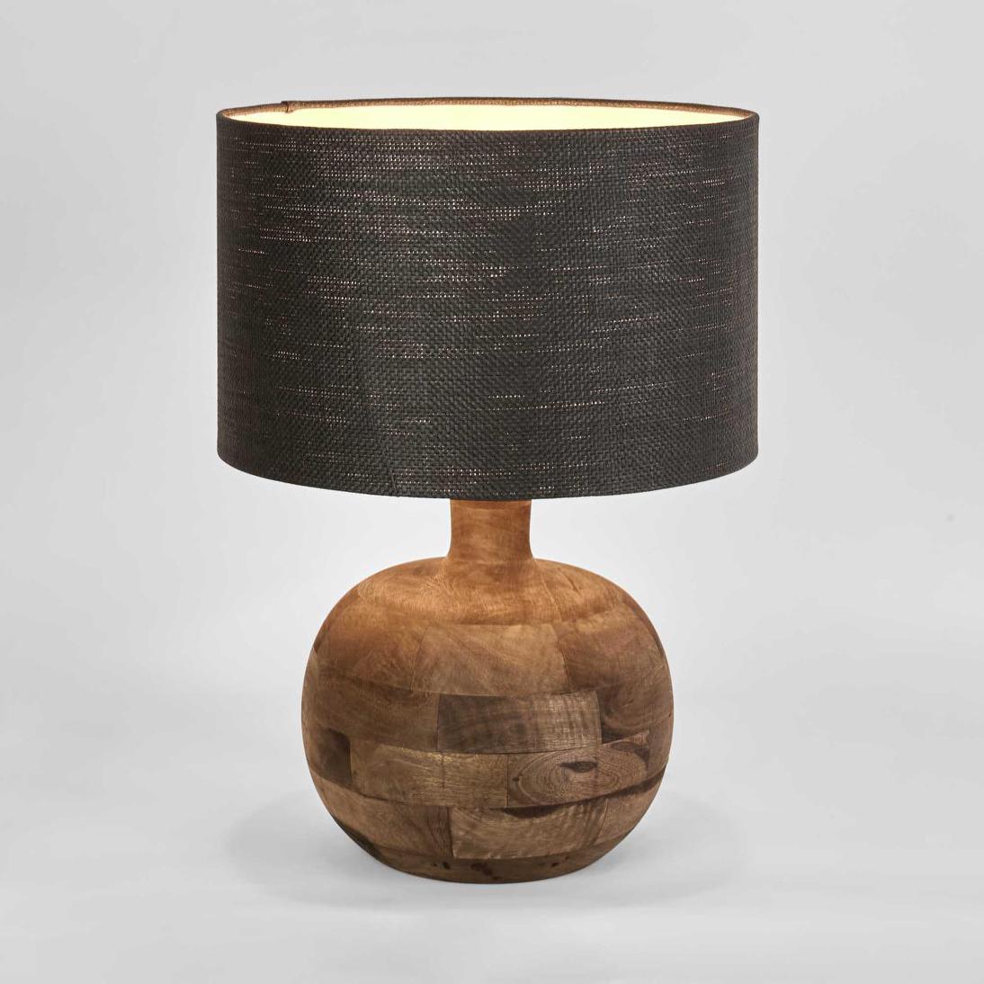 Arum Timber Table Lamp Base- Base Only