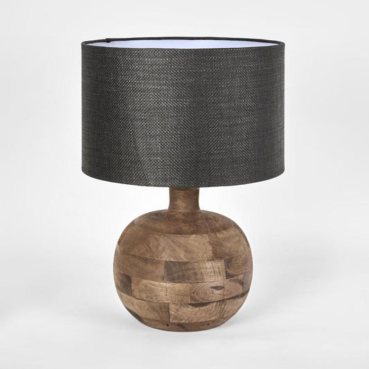 Arum Timber Table Lamp Base- Base Only