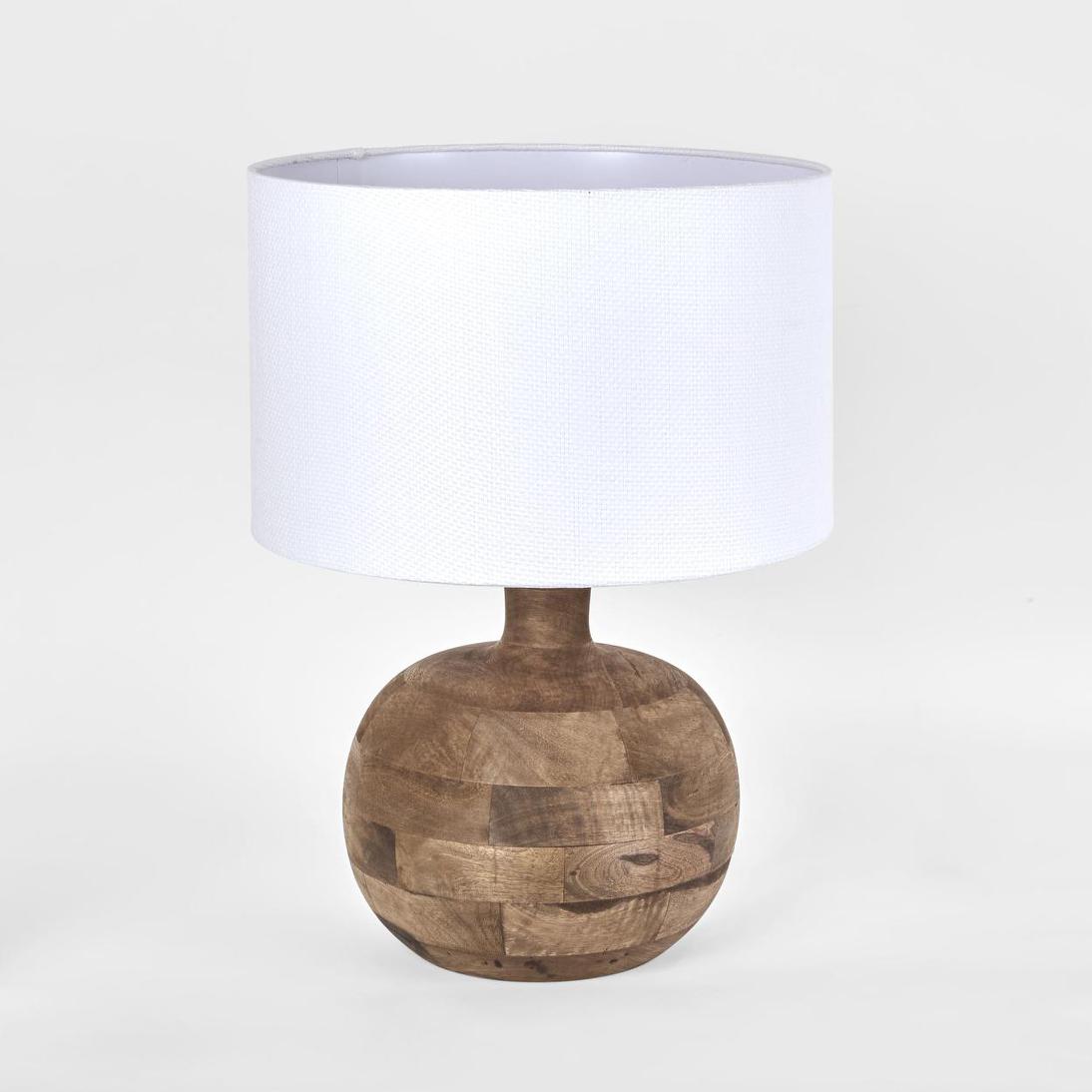 Arum Timber Table Lamp Base- Base Only