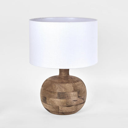 Arum Timber Table Lamp Base- Base Only