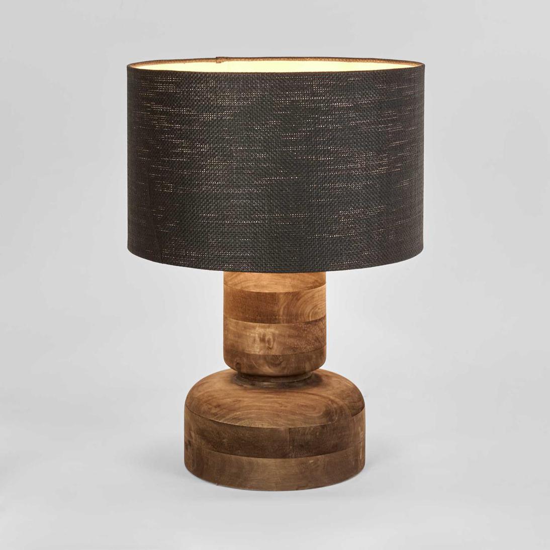 Clem Timber Table Lamp Base- Base Only