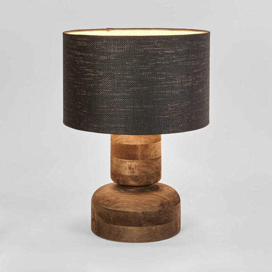 Clem Timber Table Lamp Base- Base Only