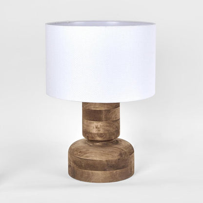 Clem Timber Table Lamp Base- Base Only