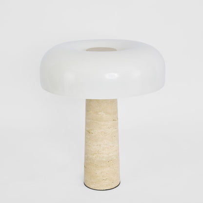 Morel Table Lamp Travertine