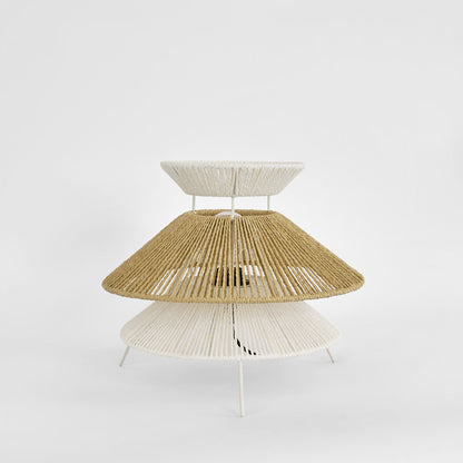 Looma Layered String Table lamp White/Natural