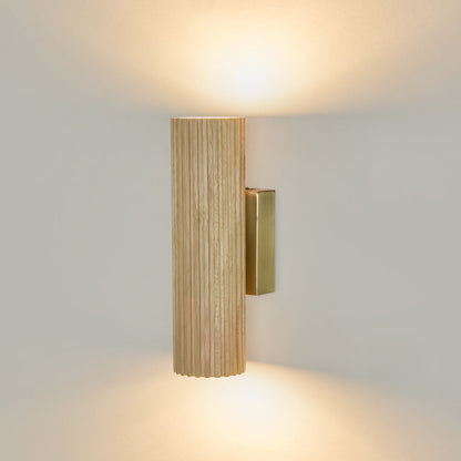 Vince Wooden Wall Light Natural