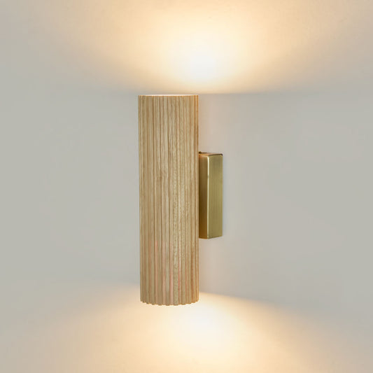 Vince Wooden Wall Light Natural