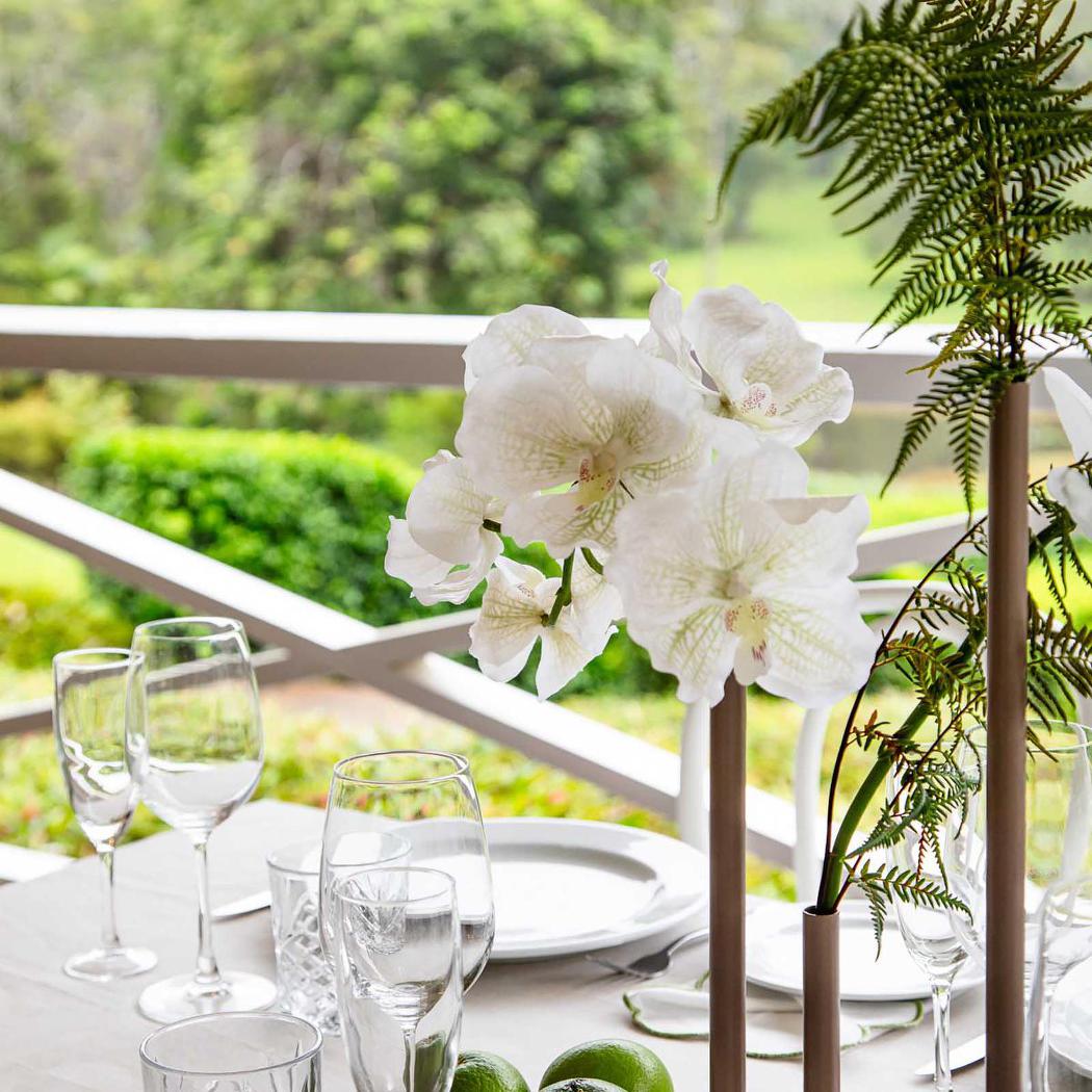 Real Touch phalaenopsis Orchid 78cm White