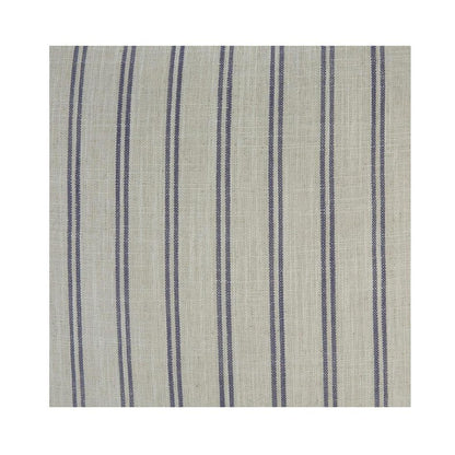 55Cm Throw Cushion White/Blue Pin Stripe