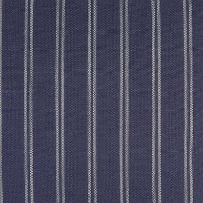 55cm Throw Cushion Navy/White Stripe
