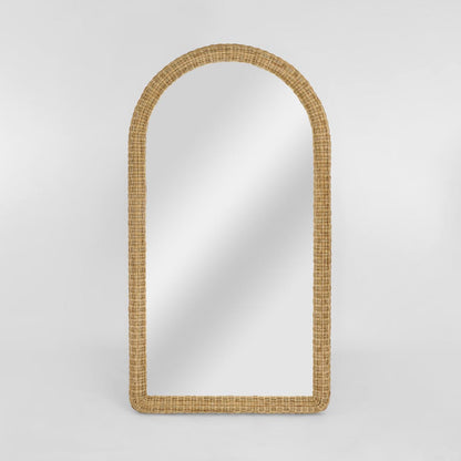 Long Island Mirror Arch Rattan