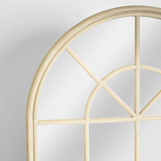 Hamptons Arched Mirror 100x150cm Natural