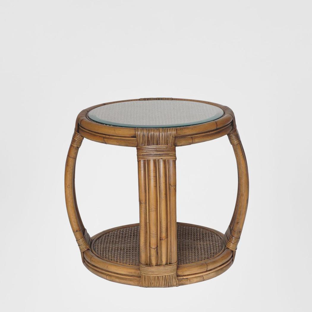Cayman Rattan Hamptons Side Table Natural – Florabelle Living