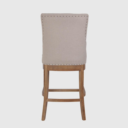 Oakwood Bar Stool Natural Beige