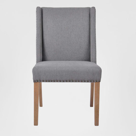 Ithaca Grey Dining Chair W/Studs
