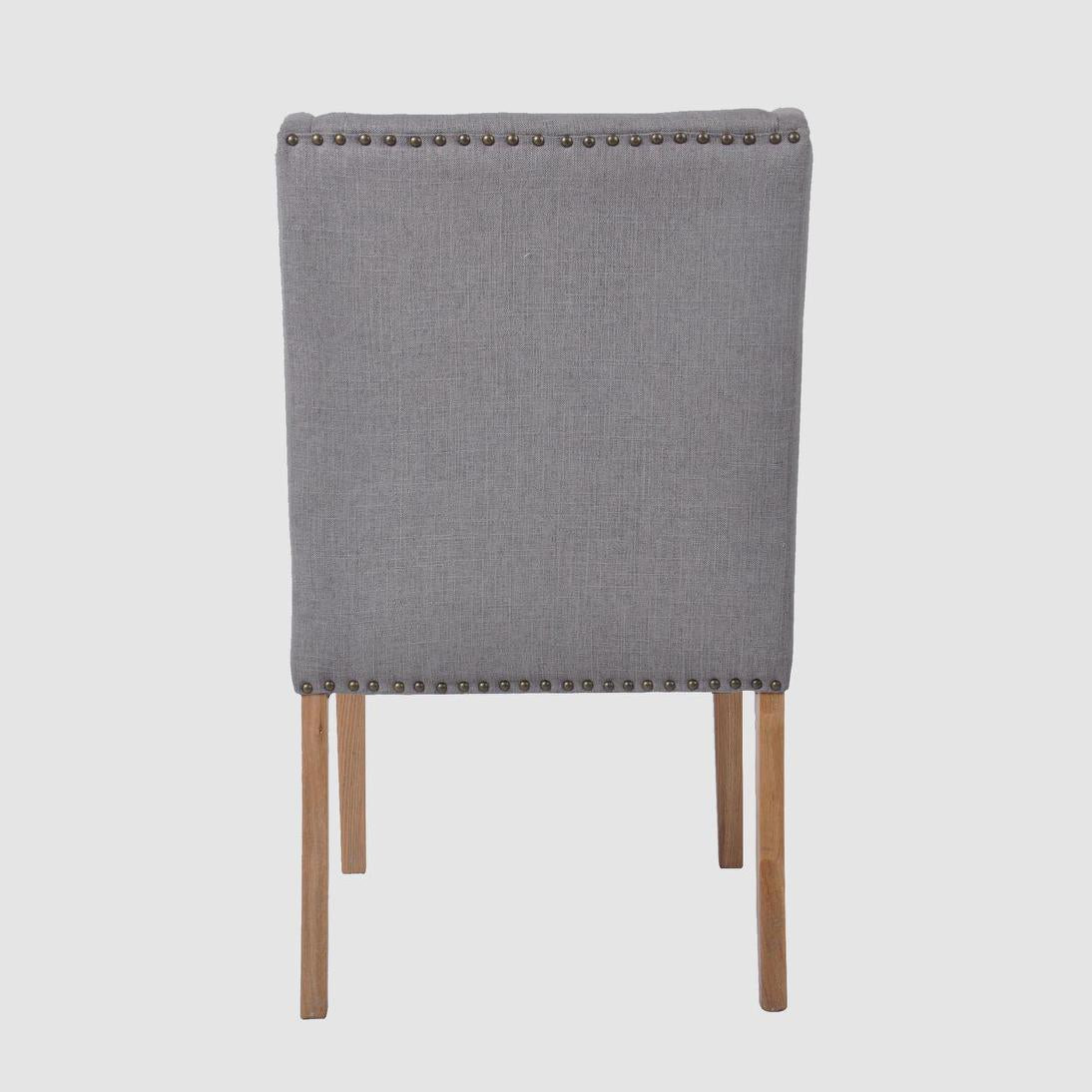 Ithaca Grey Dining Chair W/Studs