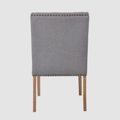 Ithaca Grey Dining Chair W/Studs