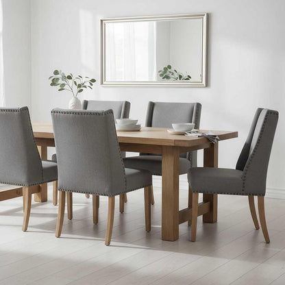 Ithaca Grey Dining Chair W/Studs