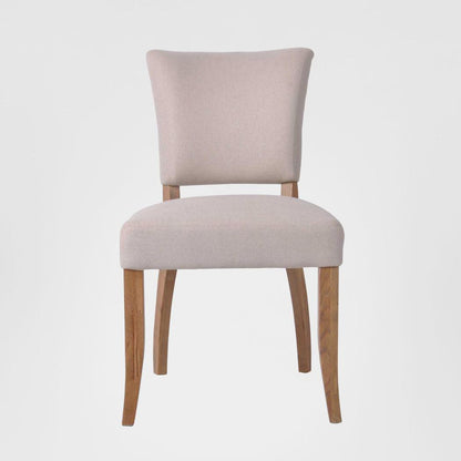 Claude Oakwood Dining Chair Beige